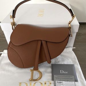 ❌Sold❌Dior Saddle Bag in Tan Brown New